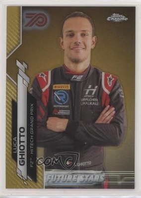 2020 Topps Chrome Formula 1 70th Anniversary Gold Refractor Luca Ghiotto #58 oi7