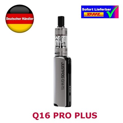 JustFog Q16 Pro Plus Starterset Kit Ersatzglas Coils Verdampfer Köpfe