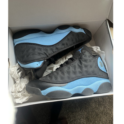 Size 12 - Jordan 13 Retro Mid Black University Blue for sale