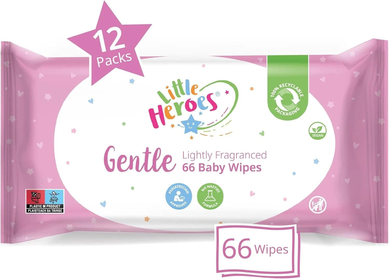 Little Heroes Baby Wipes, Wet Wipes for Sensitive Skin Lightly Fragranced 12 Pck
Opens in a new wind