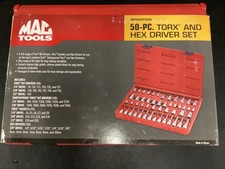 Mac 50pc Torx And Hex Driver Set Smxvht50b Mac 50pc Torx And Hex Driver Set Smxvht50b