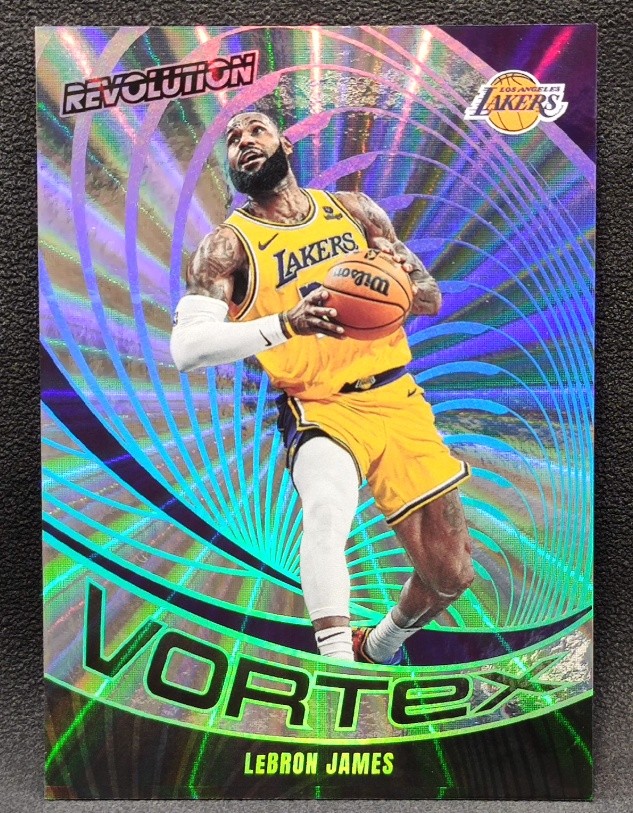 LeBron James 2023-24 Panini Revolution Vortex Sunburst /75 #25