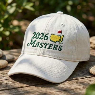 New!! 2026 Masters Tournament Augusta National 90th Anniversary Embroidered Cap