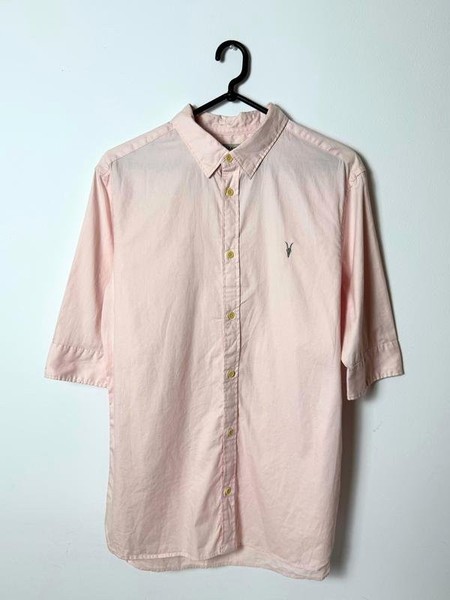 Men AllSaints Shirt Pink 38 / M / 46