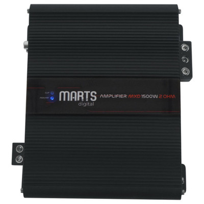 Marts Digital MXD 1500 2 Ohm Monoblock 1500W Class-D Full Range Car Amplifier