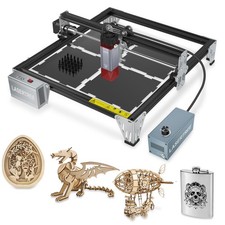 80W Laser Engraver, 10000mW 10W Laser Output Laser Engraving Cutter with Air...