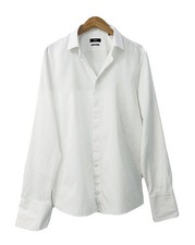 Hugo Boss White Dress Shirt Sharp Fit 17 36/37 Long Sleeve 100 Cotton