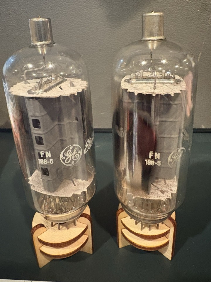 1979 Matched Pair GE 6LB6 6JS6C RADIO VACUUM TUBES 539C TESTED NOS NIB ...