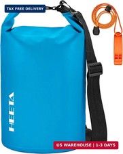 HEETA Waterproof Dry Bag for Women Men, 5L/10L/20L/30L/40L Roll Top Lightweight