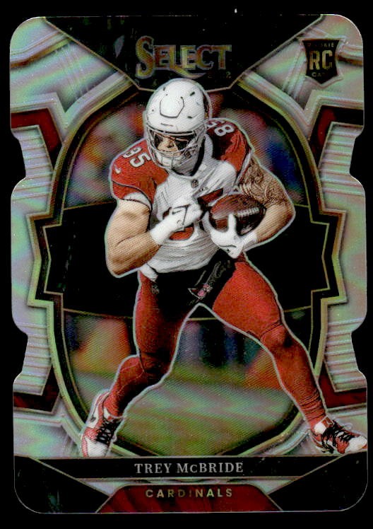 Trey McBride 2022 Panini Select Silver Prizm Die Cut #11 Arizona Cardinals ESE
