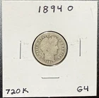 1894 O Barber Dime Silver  *Free S/H After 1st Item*