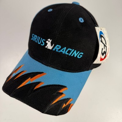 NASCAR Jimmy Spencer #7 Sirius Racing Hut Verstellbar Schwarz Blau Cap Herren