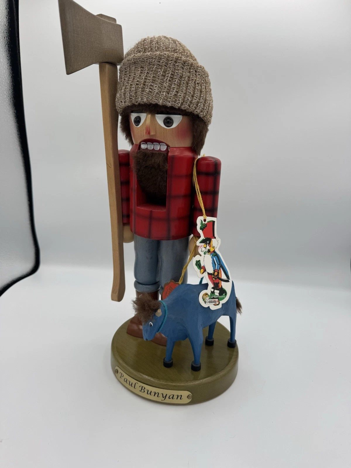 Steinbach 17inch #178/3000 Paul Bunyan Signed Nutcracker With Box