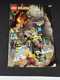 LEGO Rock Raiders Rock Raiders HQ #4990 HQ Complete w Minifigs Manual NO Monster
