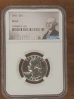 1961 25c Washington Proof Silver Quarter Dollar NGC PF67