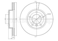 2X Metelli Bremsscheibe 23-0474C FüR BMW