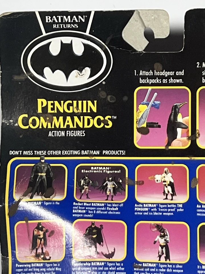 Figuras Kenner 1991 DC Batman Returns Penguin Commandos Foto 3 de 4