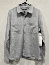 Vuori Coronado Shirt Jacket Light Heather Grey