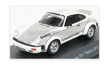 Schuco 450912000 Porsche - 911 Coupe Walter Rohrl 1969 - White Black - 1/43