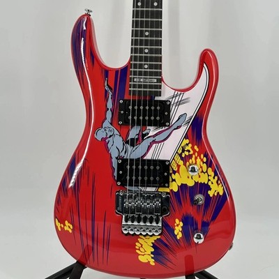 20TH ANNIVERSARY JS20S Signed Joe Satriani Surfing W/ Alien Blue