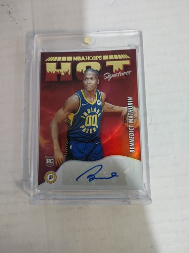 Bennedict Mathurin #HSR-BDM 2022 Panini Hoops Hot Signatures Rookies card