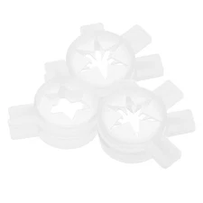 6 Pcs Soft Serve Maker Parts Ice Cream Machine Nozzle Accessories