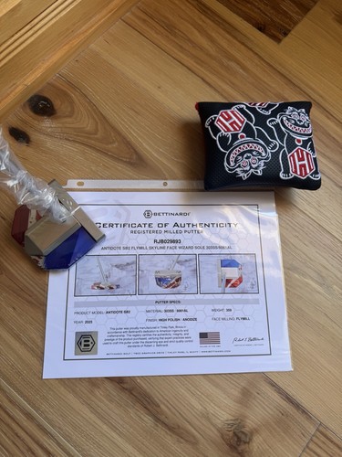 Bettinardi 1/1 Antidote RWB Hive Only US Open Wizard Brand New in Plastic 33.5" - Picture 9 of 9