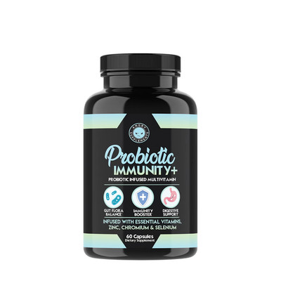 Angry Supplements Probiotic Immunity Infused Multivitamin Zinc 60pcs NEW