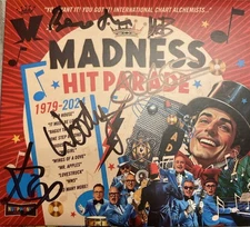 Madness   **HAND SIGNED**   Hit Parade Hmv Exclusive CD ~   AUTOGRAPHED W/proof