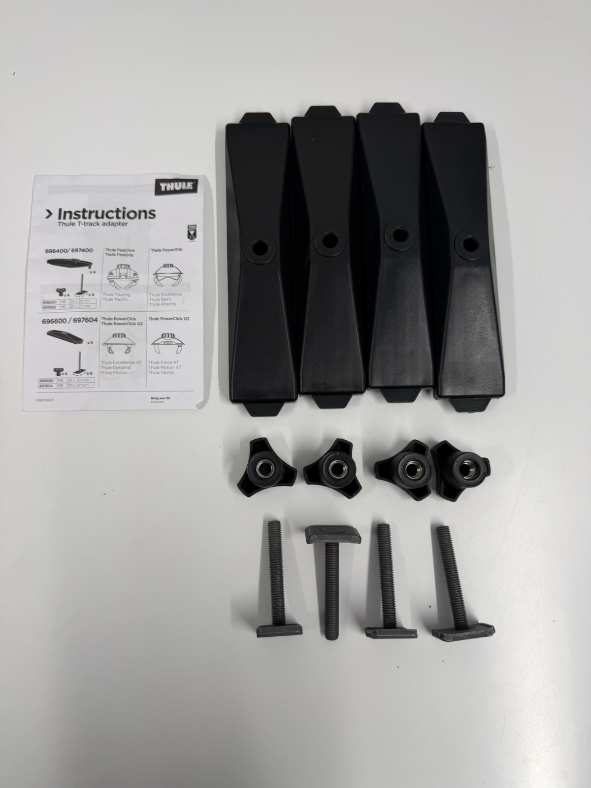 Thule T-track Adapter 24 X 30MM - PowerClick - 696600 - 696-6