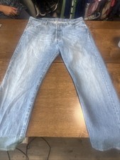 Levi's Men's 501 36x30 Original Straight Fit Jeans - Medium Wash - 100 Cotton