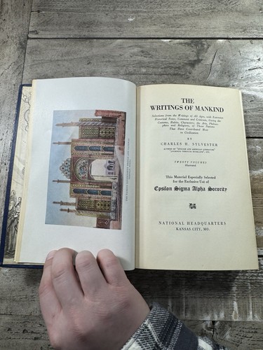 1924 Antique Book "The Writings of Mankind" Egypt, America, England - Bild 5 von 18