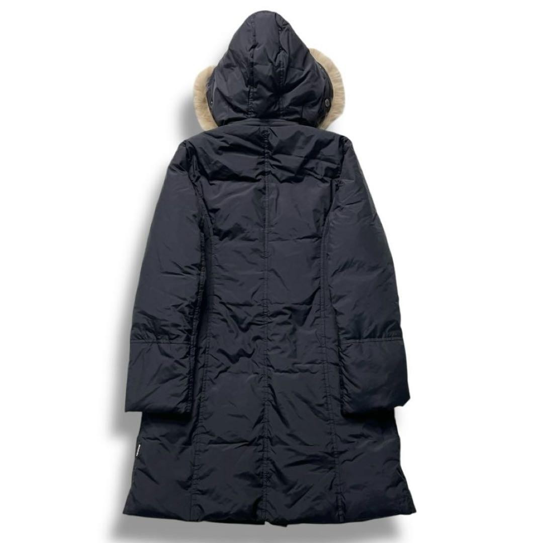 Burberry London Down Jacket Black Nylon With Check Pattern Size 36 For Women thumbnail 6