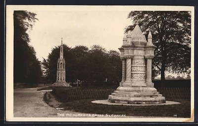 Sledmere, The Monument & Cross, Ansichtskarte 