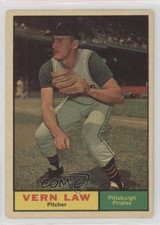 1961 Topps Vern Law #400 2v5