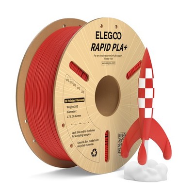 【Buy 6 Get 4 Free,Add 10】ELEGOO Rapid PLA+ 3D Printer Material Filament 1KG