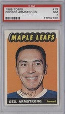 1965-66 Topps George Armstrong #19 PSA 7 HOF t3w