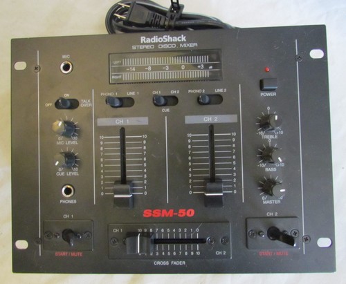 RadioShack SSM-50 Stereo Disco 2-Channel Mixer