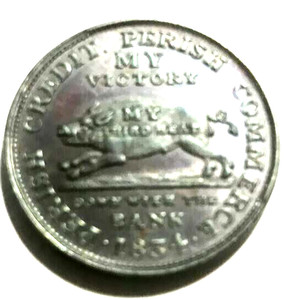 elf Hard Times Token Running Boar Jackson Head  Low 8