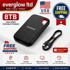 2TB 4TB 8T Portable SSD Type-C External Hard Drive High Speed USB 3.1 Laptop