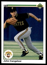 John Cangelosi 1990 Upper Deck #370 Pittsburgh Pirates 29980 Baseball Card