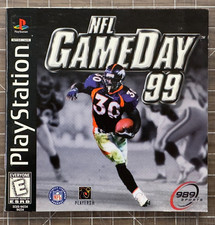 NFL GameDay 99 Playstation 1 PS1 Manual Only - SCUS-94234 - Black Label