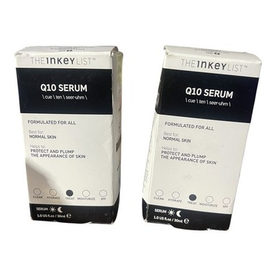 The INKEY List Q10 Serum 30ml 1oz Antioxidant Face Serum Lot of 2