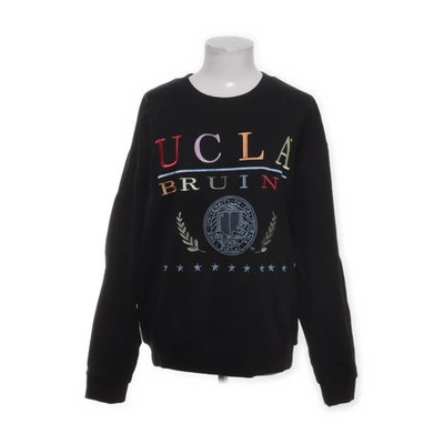 UCLA, Sweatshirt, Größe: M, Schwarz/Mehrfarbig, Baumwolle, Print, Damen #Vr5