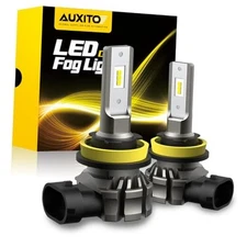  H11/H8/H16 LED Fog Light Bulbs, 6500K Light, 900% H8/H11/H16 Cool White