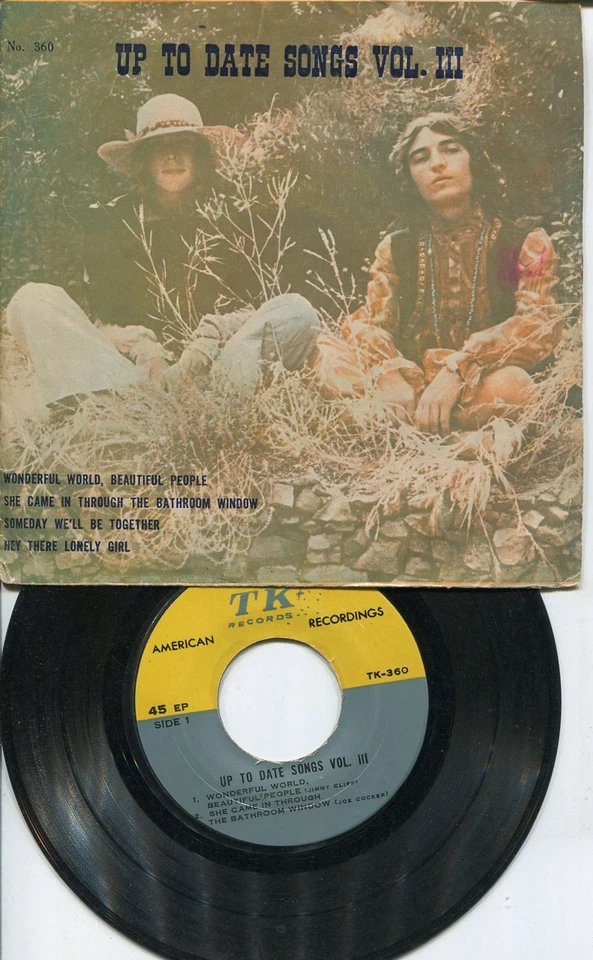 JIMMY CLIFF/ JOE COCKER/ EDDIE HOLMAN THAI THAILAND EP 7" 45RPM - Image 2 of 3