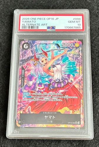 Yamato (Alternate Art) graded PSA 10 for sale on eBay