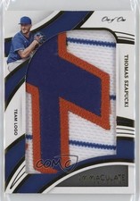 2022 Panini Immaculate Jumbo Relics Jersey Team Logo 1/1 Thomas Szapucki 0u8i