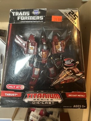 Transformers 25th Ann. Titanium Series Die-Cast Thrust NEW Target Exclusive 2008