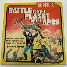 BATTLE FOR THE PLANET OF THE APES, Ken Films Super 8 black white silent